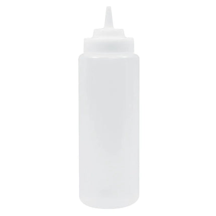 Bình Squeeze Tablecraft 23363C 946 ml, Polyethylene Mềm, Tự Nhiên, Đầu Côn Rộng