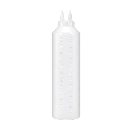 Bình Squeeze Vollrath 2224-13 710 ml Đầu Đôi - Trong Suốt Nắp Trong