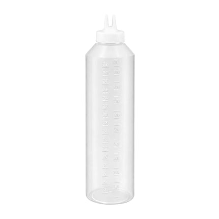 Bình Squeeze Vollrath 2232-13 946 ml Đầu Đôi - Trong Suốt Nắp Trong