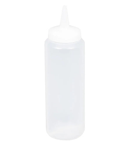 Bình Squeeze Vollrath 2808-13 237 ml, Nắp Trong, Trong Suốt