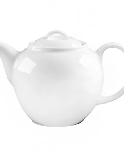 Bình Trà/Cà Phê Cameo China 610-5700 Tay Cầm Nắp Gốm Trắng 1035 ml