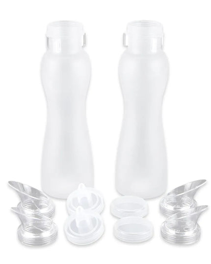 Bộ 12 Chai Đựng Sốt Salad/Nước Ép GET SDB-32-PC-2 - Nhựa Polycarbonate, Trong Suốt