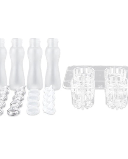 Bộ 25 Chai Đựng Sốt Salad/Nước Ép GET SDB-32-PC-SET - Nhựa Polycarbonate, Trong Suốt