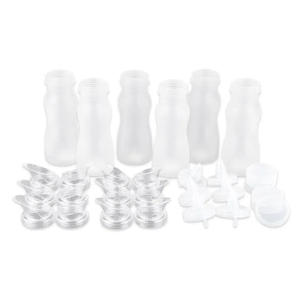 Bộ 30 Chai Đựng Sốt Salad/Nước Ép GET SDB-16-PC-6 - Nhựa Polycarbonate, Mờ, Có Nắp
