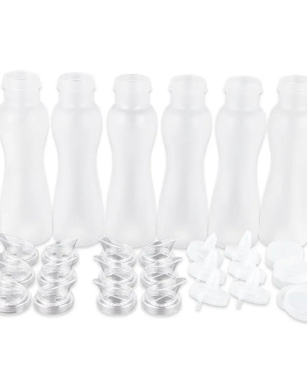Bộ 30 Chai Đựng Sốt Salad/Nước Ép GET SDB-32-PC-6 - Nhựa Polycarbonate, Mờ, Có Nắp
