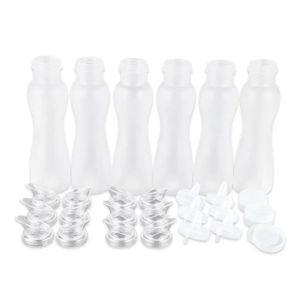 Bộ 30 Chai Đựng Sốt Salad/Nước Ép GET SDB-32-PC-6 - Nhựa Polycarbonate, Mờ, Có Nắp