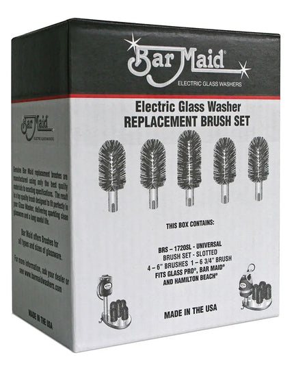 Bộ Chổi Có Rãnh Đa Năng Thay Thế Máy Rửa Ly Bar Maid BRS-1720SL 5 Cái