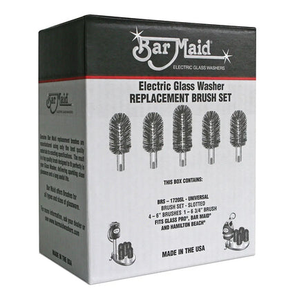 Bộ Chổi Có Rãnh Đa Năng Thay Thế Máy Rửa Ly Bar Maid BRS-1720SL 5 Cái