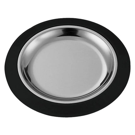 Bộ Đĩa Tròn Service Ideas RT10BLC 25.4 cm Khay Inox, Màu Đen