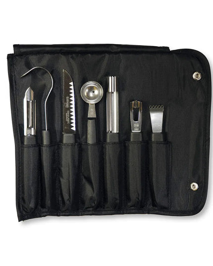 Bộ Dụng Cụ Tỉa Trang Trí Victorinox 7.4012.1, 8 Món - Tay Cầm Nylon Đen