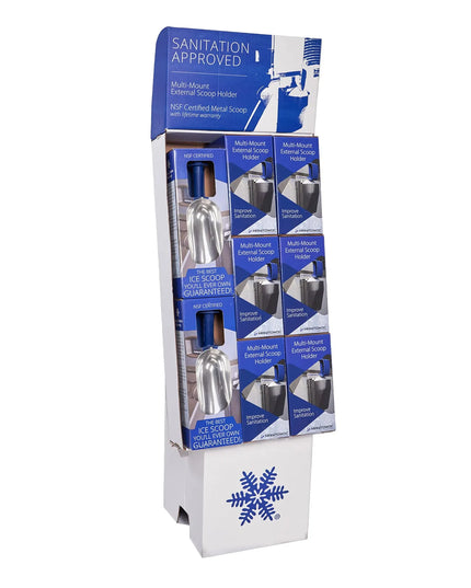 Bộ Dụng Cụ Trưng Bày Đá Manitowoc Ice K00485 - 6 Giá Đỡ Xẻng & 4 Xẻng Xúc