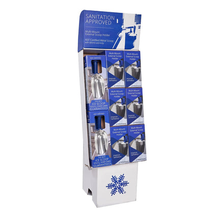 Bộ Dụng Cụ Trưng Bày Đá Manitowoc Ice K00485 - 6 Giá Đỡ Xẻng & 4 Xẻng Xúc
