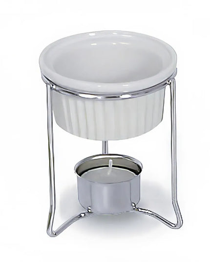Bộ Hâm Bơ Browne 575767 Nồi Gốm Mạ Chrome