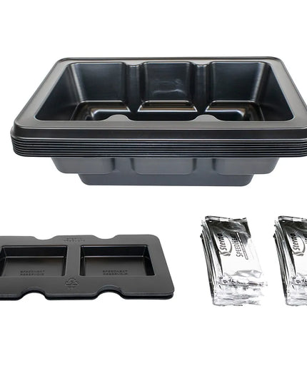 Bộ Hệ Thống Giữ Ấm Thức Ăn Không Lửa Sterno SpeedHeat™ Cho (3) Khay Giấy Bạc 1/3 Cỡ 70346