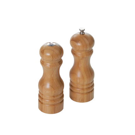 Bộ Hũ Muối & Cối Xay Tiêu American Metalcraft PMSBA62 Gỗ Tre Màu Nâu 15.2 cm