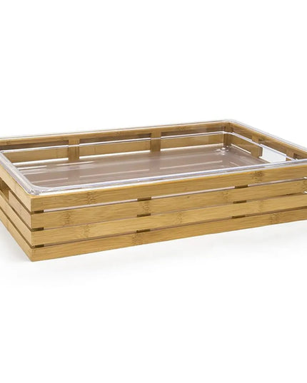 Bộ Khung Đá/Khay Đá Chữ Nhật Front Of The House BHO068BBB20 53.3 x 33 x 9.5 cm, Tre