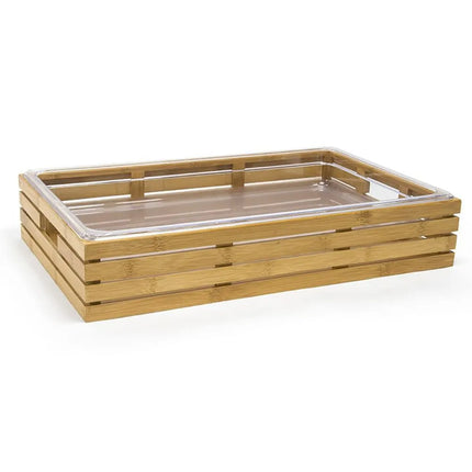 Bộ Khung Đá/Khay Đá Chữ Nhật Front Of The House BHO068BBB20 53.3 x 33 x 9.5 cm, Tre