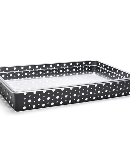 Bộ Khung Đựng Đá Hình Chữ Nhật Front of the House BHO071BKI20 - 52.7 cm x 32.4 cm x 7 cm, Gang, Bề Mặt Nhám Đen