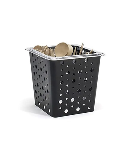 Bộ Ngăn Chia Dao Muỗng Nĩa Front Of The House BHO078BKI21 17.8 x 16.5 x 15.2 cm Inox Đen Nhám