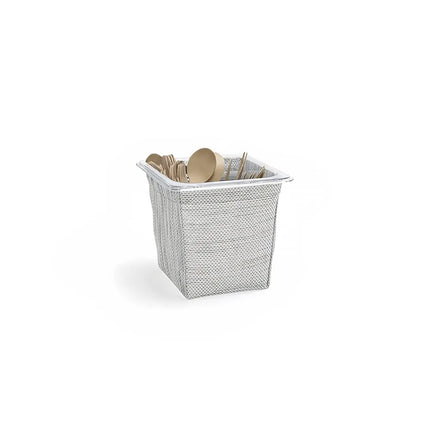 Bộ Ngăn Chia Dao Muỗng Nĩa Front Of The House BHO134GYV21 17.8 x 16.5 x 14.6 cm Vinyl Lưới Màu Xám