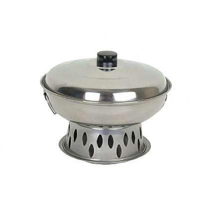 Bộ Nồi Hâm Chảo Tròn Thunder Group SLAL03A 25.4 cm - Thép Không Gỉ