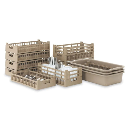 Bộ Rửa Dao Nĩa Vollrath 97285 - Nhựa Poly, Màu Cocoa