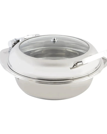 Bon Chef 20300 Round Chafer w/ Hinged Lid & Induction Heat