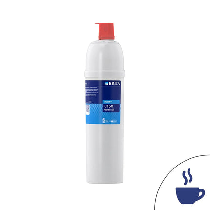 BRITA | Commercial PURITY C150 Quell ST Water Filter Cartridge – Coffee & Vending – 2,408 L @10°dH