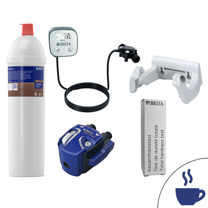 BRITA| PURITY Finest C150 Water Filter Starter Set – coffee/vending - gypsum-rich - 3,414 L