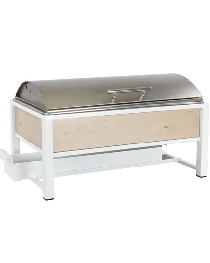 Cal-Mil 22113-71 Full Size Chafer w/ Lift off Lid & Chafing Fuel Heat