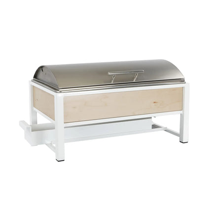 Cal-Mil 22113-71 Full Size Chafer w/ Lift off Lid & Chafing Fuel Heat