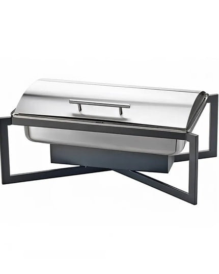 Cal-Mil 3321-13 Full Size Chafer w/ Roll-top Lid & Chafing Fuel Heat