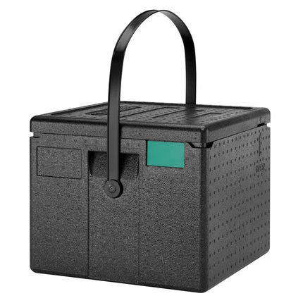 CAMBRO | CAM GOBOX® - insulated pizza delivery box - top-loading - with carry handle - for 6 pizzas - black