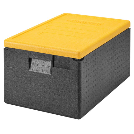 CAMBRO | Cam GoBox® Toploader – 600×400×316 mm – Yellow lid – 4h temp hold