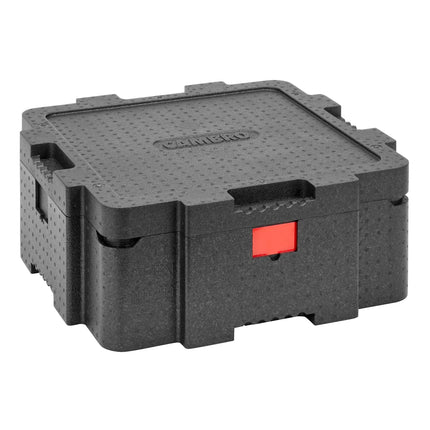 CAMBRO | Cam GoBox® Toploader – 641×641×254 mm – Black – Lid doubles as base