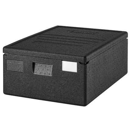 CAMBRO | Cam GoBox® Toploader – EN 60×40 – Black lid – 690×490×270 mm – 4h temperature hold