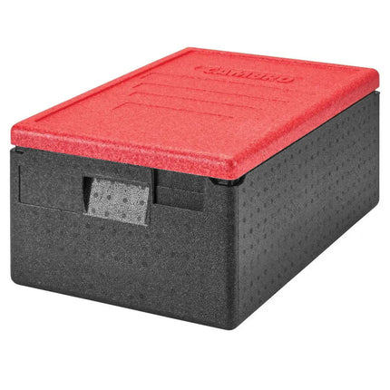 CAMBRO | Cam GoBox® Toploader – GN 1/1 – 600×400×257 mm – Red lid – 4h temp hold