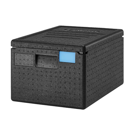 CAMBRO | Cam GoBox® Toploader – GN 1/1 – Black lid – 600×400×316 mm – 4h temperature hold
