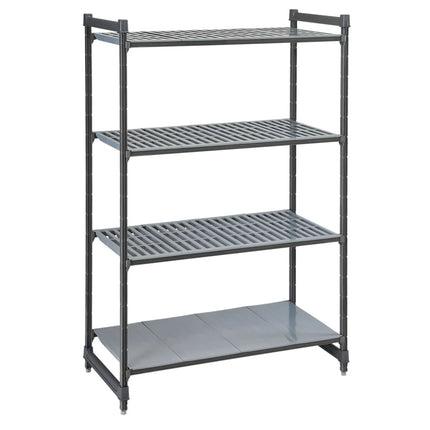 CAMBRO | Camshelving® Commercial Basics Plus – 4 Shelves – 718×460 mm – Base unit (slotted & closed)