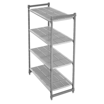 CAMBRO | Camshelving® Commercial Basics Plus – 4 Slotted Shelves – 718×460 mm – Base Shelving Unit