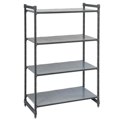 CAMBRO | Camshelving® Commercial Basics Plus – 4 Solid Shelves – 718×460 mm – Base unit (closed)