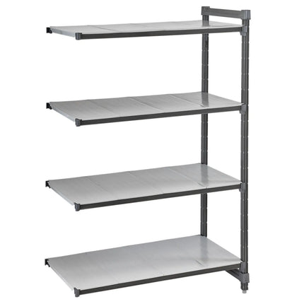 CAMBRO | Camshelving® Commercial Basics Plus Add-On Shelving Unit – 4 Shelves – 718×460 mm – closed