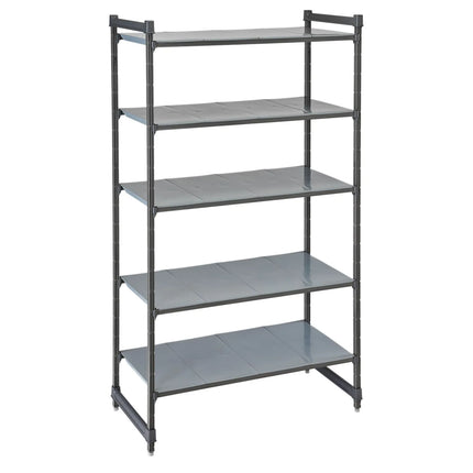 CAMBRO | Camshelving® Commercial Basics Plus Shelving Unit – 4 Solid Shelves – 718×460 mm – Base unit