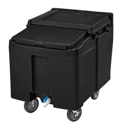 CAMBRO | Insulated Ice Caddy – 57 kg – Sliding Lid – Trolley – Black