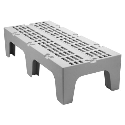 CAMBRO | S Series Heavy-Duty Dunnage Rack – Slotted Surface – 1220×533×300 mm – Grey Speckled