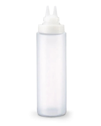 Chai Bóp Đầu Đôi Vollrath 2208-13 Thân Trong Suốt, Nắp Trong Suốt 240 ml