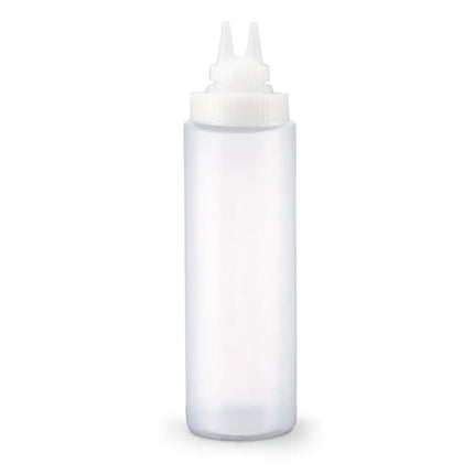 Chai Bóp Đầu Đôi Vollrath 2208-13 Thân Trong Suốt, Nắp Trong Suốt 240 ml