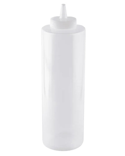 Chai Bóp Định Lượng Tablecraft 325-1 Đầu Vòi Côn Rộng, Màu Tự Nhiên 710 ml