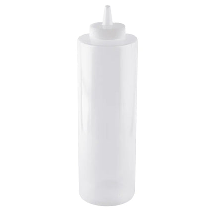 Chai Bóp Định Lượng Tablecraft 325-1 Đầu Vòi Côn Rộng, Màu Tự Nhiên 710 ml
