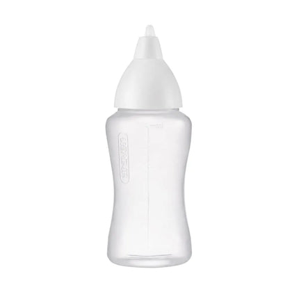 Chai Nhựa Bóp Araven 00554 Nắp Trắng, Thân Trong Suốt 355 ml